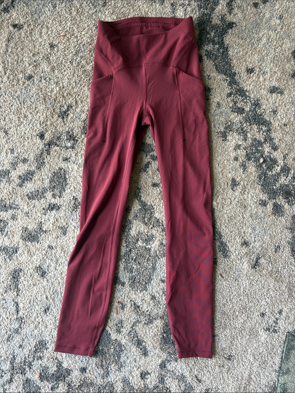 lululemon athletica High-Rise Burgundy Leggings